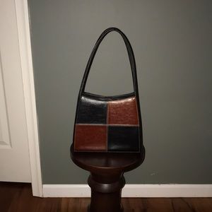 Timeless brown and black handbag